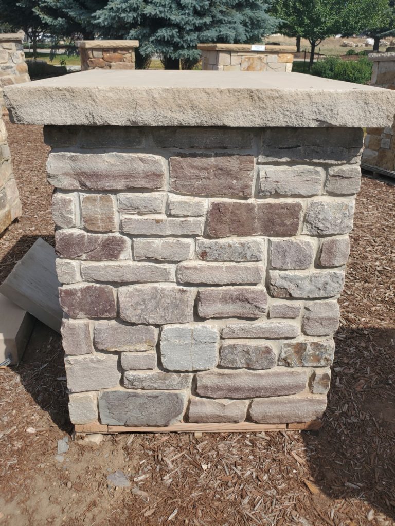 Column #66; Cherokee Strip Tumbled - Delta Stone Products