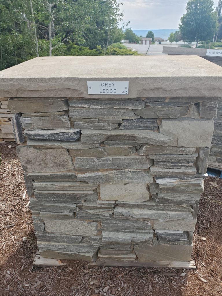 Column #43, #104; Gray Ledge - Delta Stone Products