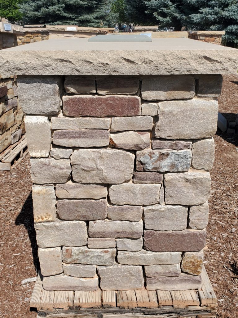 Column #90; Cherokee Blue Sandstone - Delta Stone Products