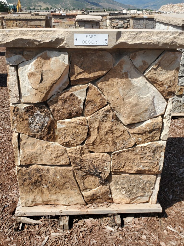 Column #35, #36; East Desert Natural Stone - Delta Stone Products