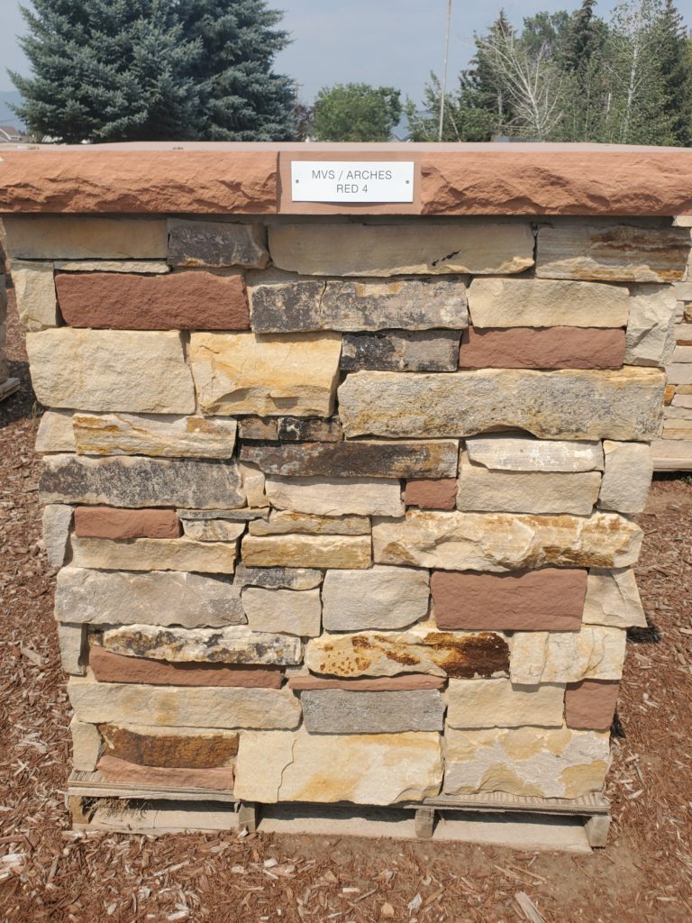 Column #4, #77; Mountain Valley / Red Sandstone Blends - Delta Stone ...